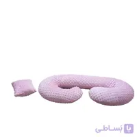 بالش طبی بارداری و شیر دهی c شکل  با جنس الیاف ضد حساسیت