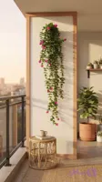 آویز شمشاد گلدار چند شاخه