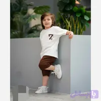 ست تیشرت و شلوارک کتان پسرانه اسپرت 1 تا 6 سال - صوما شاپ سنتر