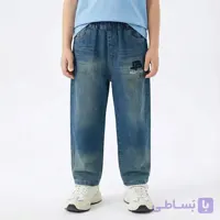 شلوار جین بگ پسرانه مدل بالنسیاگا سایز 3 تا 8 سال