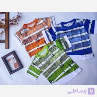 تیشرت بچگانه هاوایی جنس پنبه لاکرا در سه سایز و سه رنگ