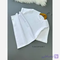 تیشرت سفید بچگانه اسپرت با کیفیت عالی مناسب 6 تا 15 سال