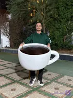 میز جلومبلی فنجان قهوه