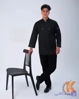 لباس فرم رستورانی مدل شاهان | مشکی | کجراه
