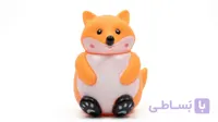اسباب بازی نوزاد مدل روباه فشاری زرد