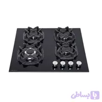 اجاق گاز صفحه ای 4شعله شیشه جانا چدن گل