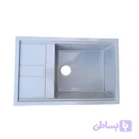 سینک گرانیتی توکار تیدومکث مدل طوسی ساده