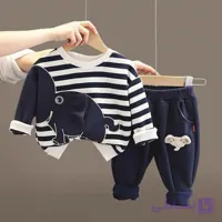 ست بلوز و شلوار بچگانه اسپرت وارداتی طرح فیل سایز 2 تا ۳ سال