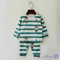 ست بلوز و شلوار راحتی اسپرت بچگانه سایز 9 ماه الی یکسال و نیم