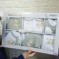 ست چهارده تکه نوزادی پسرانه سایز 3 تا 6 ماه