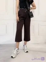 شلوار کتان سیلک زارا مدل واید ۲۰۵۵