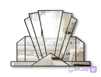 آینه دیواری مدرن/کلاسیک | قاب‌دار/بدون قاب | تزئینی و کاربردی | مناسب ورودی، اتاق نشیمن، حمام و…