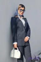 مانتو شلوار اداری باران دخت مدل جانان کد 4088