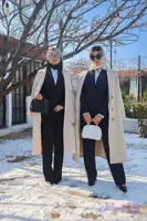 مانتو شلوار اداری باران دخت مدل رها کد 4042