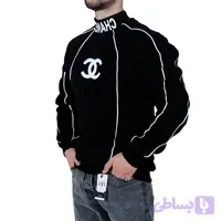 دورس آستین بلند مردانه مشکی طرح شب نما (کد 9EJCL)
