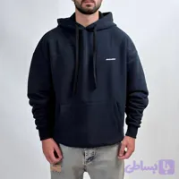 هودی پنبه سه نخ سرمه ای مدل پگادور