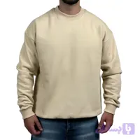 دورس مردانه کرم سه نخ طرح ساده (کد LTVE0)