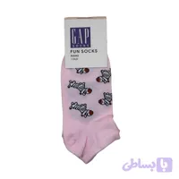 جوراب دخترانه مچی فانتزی طرح عروسکی (کد VZUC6)