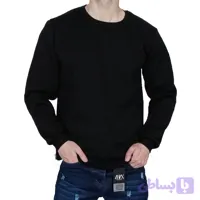 دورس آستین بلند مردانه مشکی طرح ساده (کد B5H75)