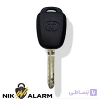 قاب ریموت تویوتا 2 دکمه با تیغه کلید