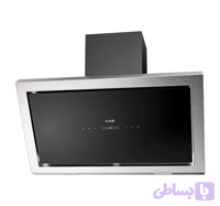 هود مورب استیل با شیشه مشکی آلتون عرض 90 سانت مدل H502S جک گازی