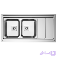 سینک ظرفشویی روکار آلتون کد SR-1202 ( ابعاد ۶۰*۱۲۰ )