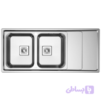 سینک ظرفشویی توکار آلتون مدل ST1162 L/R ( ابعاد ۵۲*۱۱۶ )