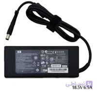 آداپتور لپ تاپ اچ پی HP 18.5V 6.5A 4.5*3 پین آبی