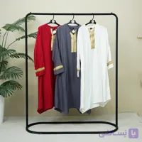 مانتو کفتان زنانه سایز بزرگ با خرج‌کار سرآستین و یقه | مانتو راحت و شیک روزمره تا سایز 56