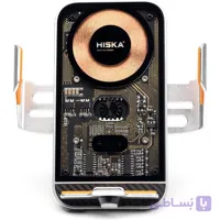 پایه نگهدارنده و شارژر بی سیم هیسکا مدل HK-2351W ظرفیت ۱۵ وات