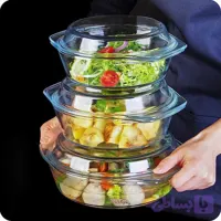 قابلمه پیرکس سه سایز بورجام 🇹🇷 Borcum