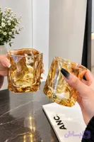 دفرمه نیم لیوان شامپاینی عسلی مچاله چهار عددی