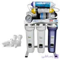 دستگاه تصفیه کننده آب خانگی آکوآ اسپرینگ مدل RO-S151 به همراه فیلترتصفیه آب کد 01 بسته 4 عددی