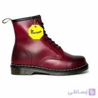 نیم بوت دکتر مارتنز زرشکی پولیشی