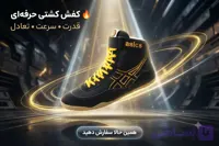کفش کشتی مردانه مدرن مدل آسیکس مقاوم.سبک