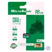 کارت حافظه microSDHC 16GB UHS-I U1 80MBps | MicroSonic