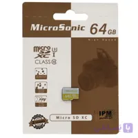 کارت حافظه microSD 64GB U3 C10 | MicroSonic