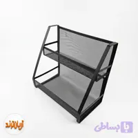 استند توری فلزی دو طبقه