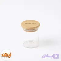 بانکه ادویه پیرکس درب بامبو سایز کوچک