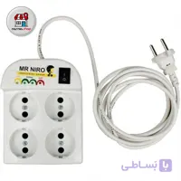 محافظ برق 4خانه سیم دار