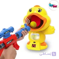 اسباب بازی تفنگ سیبل دار طرح اردک کد 4A-666