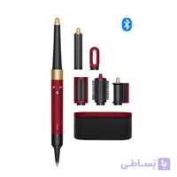 سشوار حالت دهنده مو ایررپ دایسون مدل DYSON AIRWRAP HS08 Red Velvet/Gold