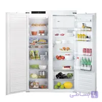 یخچال و فریزر دوقلو توکار آریستون مدل ARISTON BF 1801 E F Aa / BSZ 18022