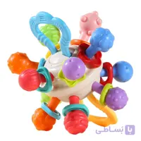 اسباب‌بازی و دندانگیر چندحسی نوزاد هانگر مدل Huanger HE0194