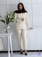 شلوار تک زنانه lady کرم استخونی کد 049 | Outlet collection