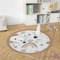 فرشینه اتاق کودک برند هومیتو طرح رنگین کمانی