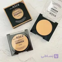 پنکک ضد آب مخملی اصل SPF 25 برند نایس NICE ساخت فرانسه