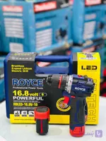 دریل شارژی رویس مدل RBLED-16.8V-10 ظرفیت ۱۶.۸ ولت