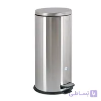 سطل زباله سرکوله مدل پدالی آرام بند حجم 30 لیتر – کد 30S