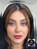 لنز رنگی فصلی ژربرا یونیک